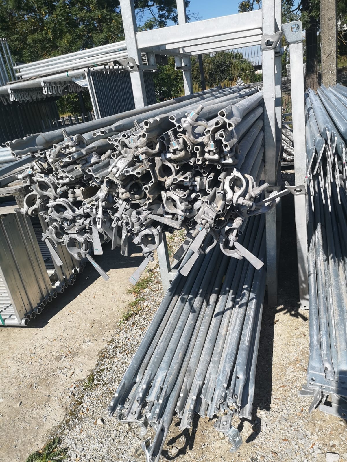 NEW scaffolding 8x10m Alu-scaff 73 gable scaffolding gable wall free delivery