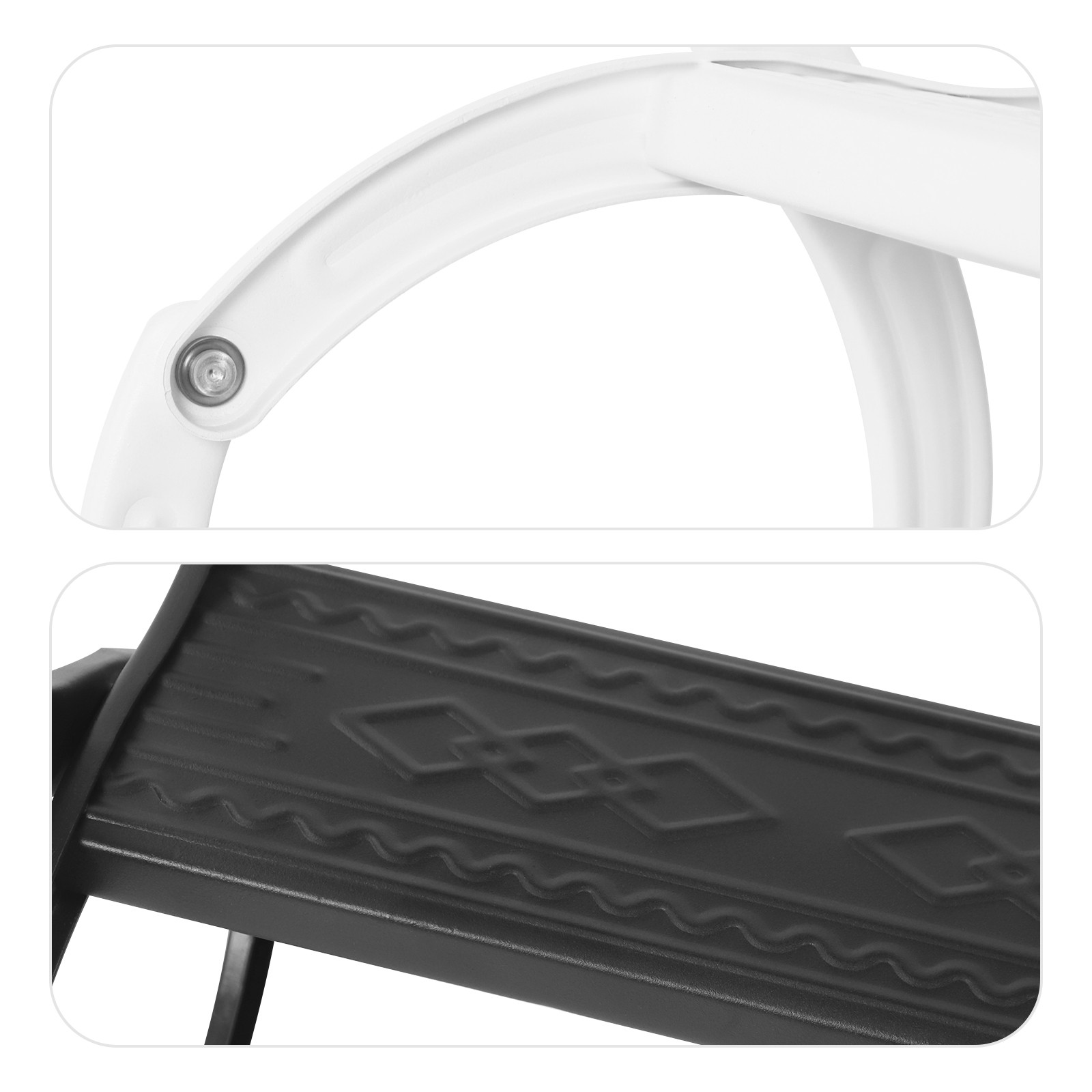 7 Step Folding Ladder Retractable Telescoping Ladders Folding Stair Wall Mounted
