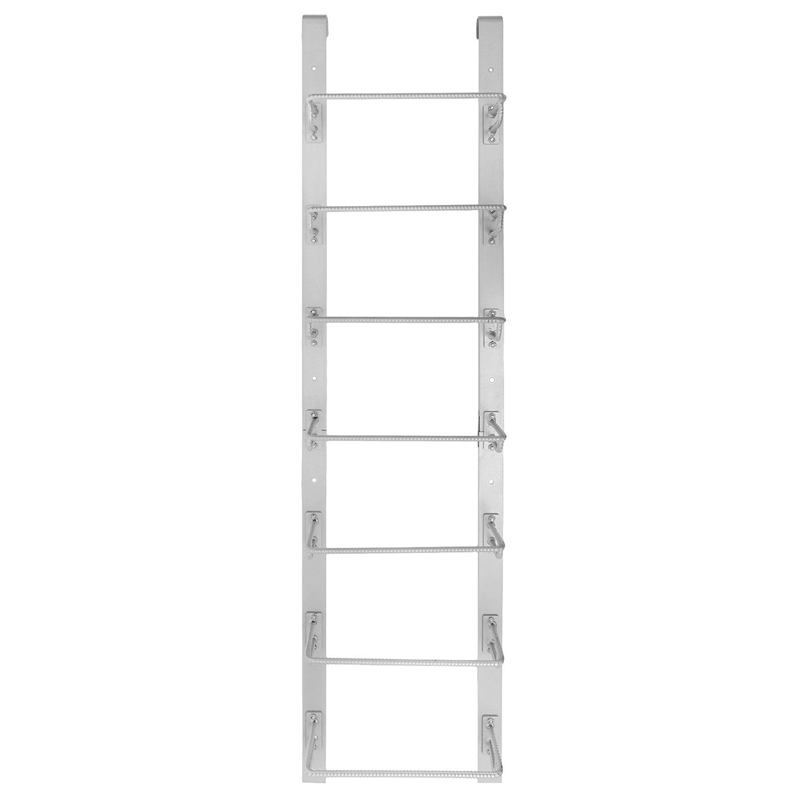 7-Steps Window Well Ladder Heavy-Duty Window Well Ladder Egress Ladder 300kg