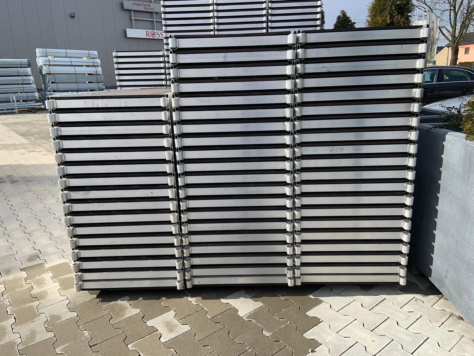 NEW facade scaffolding 100 m2 scaff 74 not used NO SHIPPING COSTS