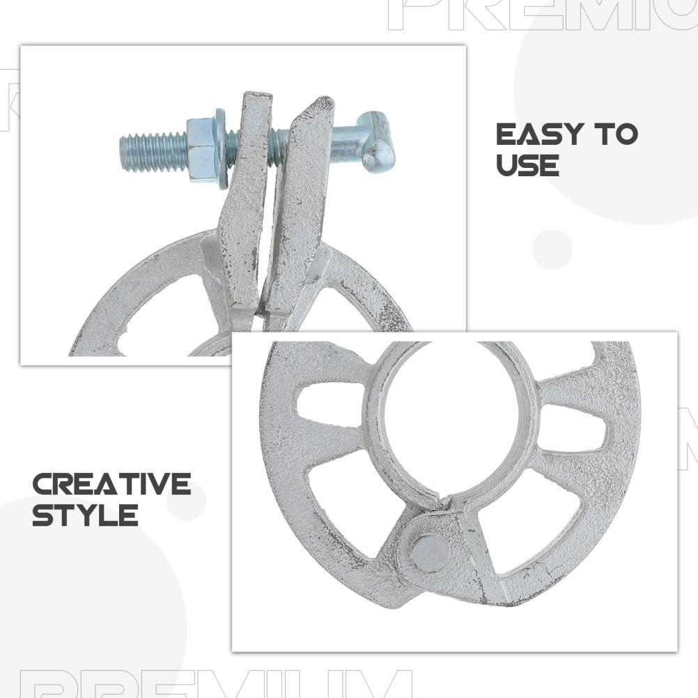 Quick Install Steel Scaffold Rosette Clamp Durable Round Plate for Construction