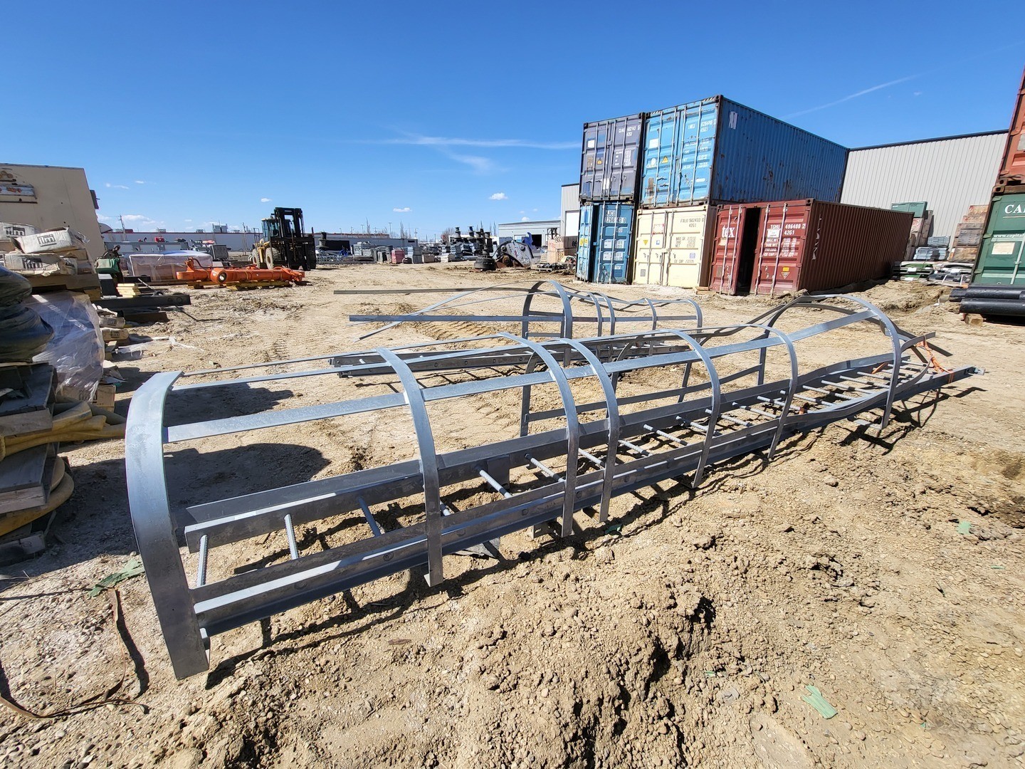 20ft. Steel Caged Ladder
