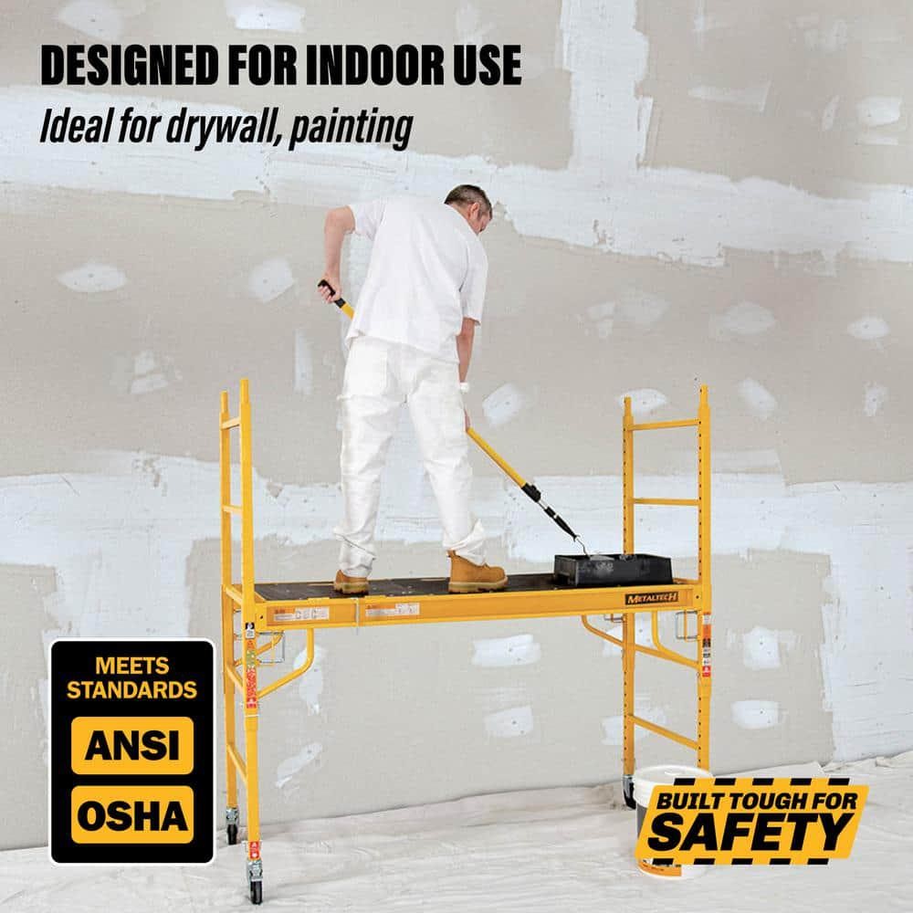 Safeclimb 6 ft. Baker Scaffold with Platform and Included Trap Door, 1250 lbs.