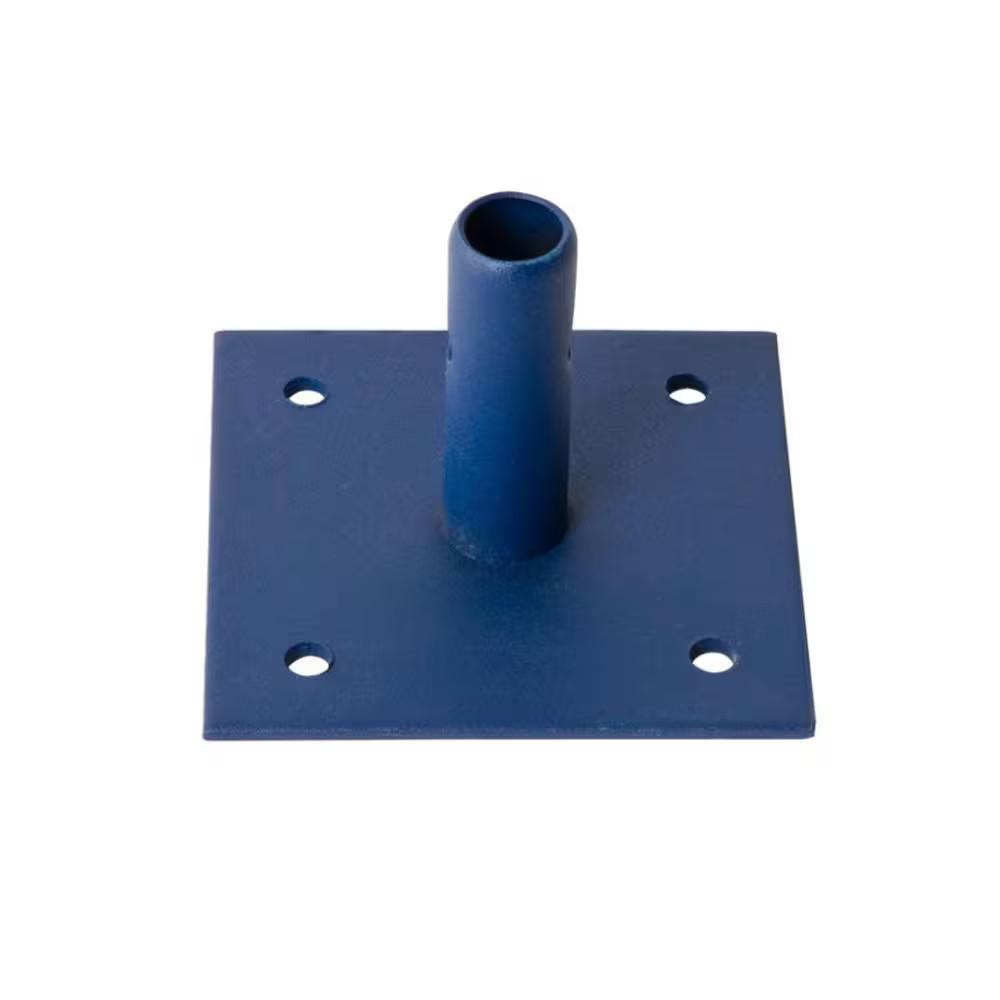 6 In. X 6 In. X 4.5 In. Steel Scaffolding Base Plate, Tool/Equipment for Standar