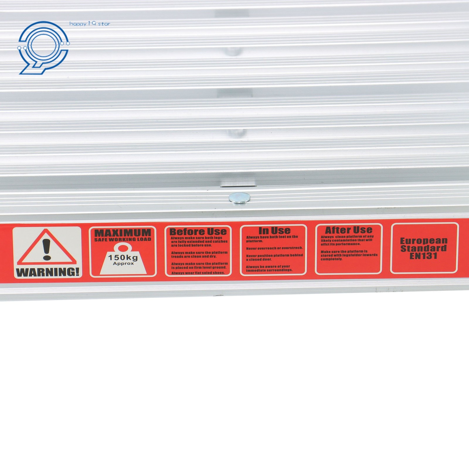 330lbs Aluminum Work Platform Ladder Drywall Folding Step Stool Non-slip Bench