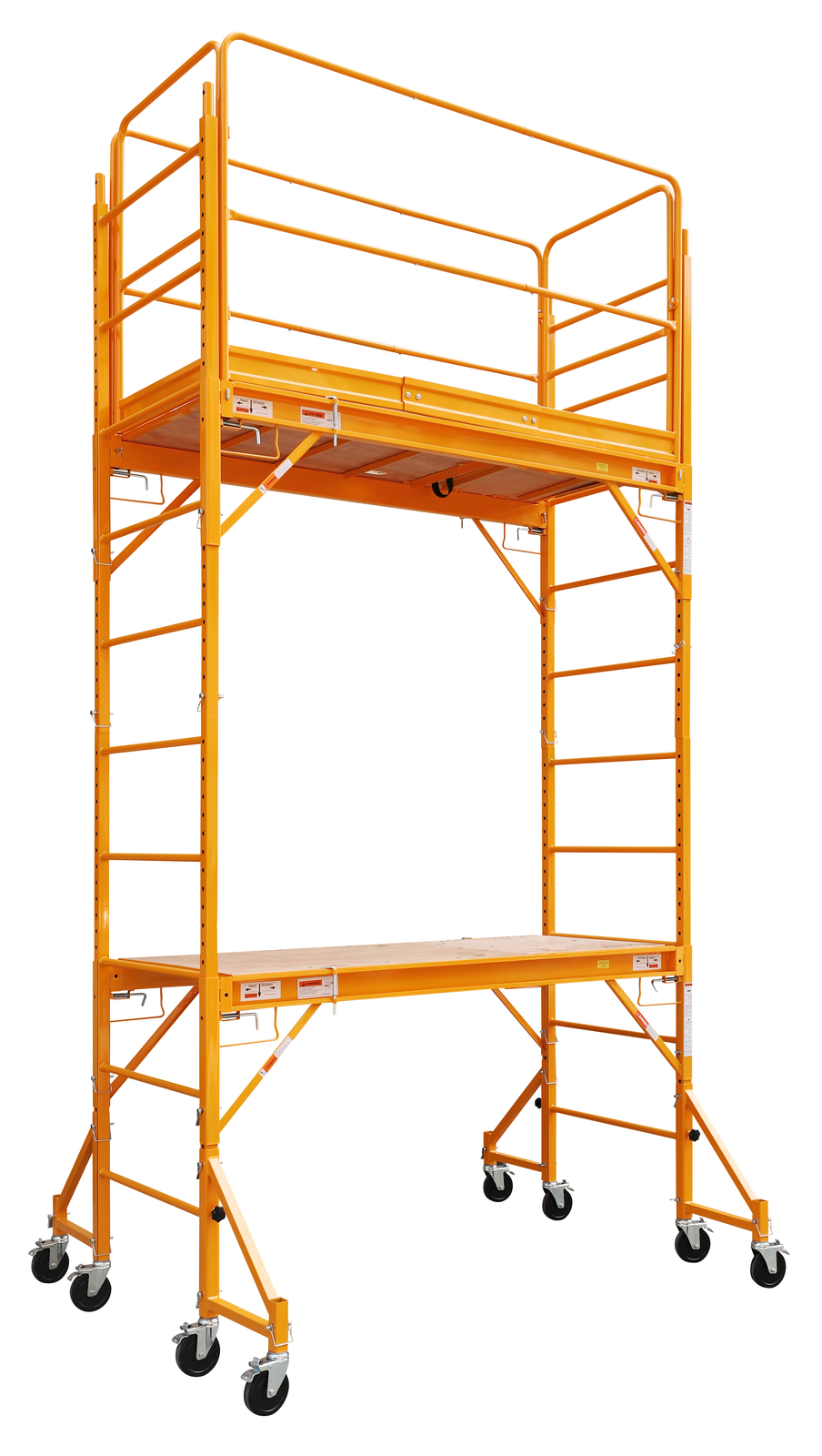 12 Ft Scaffold 2 Story Rolling 1000lb Capacity Painting Drywall Scaffolding SALE