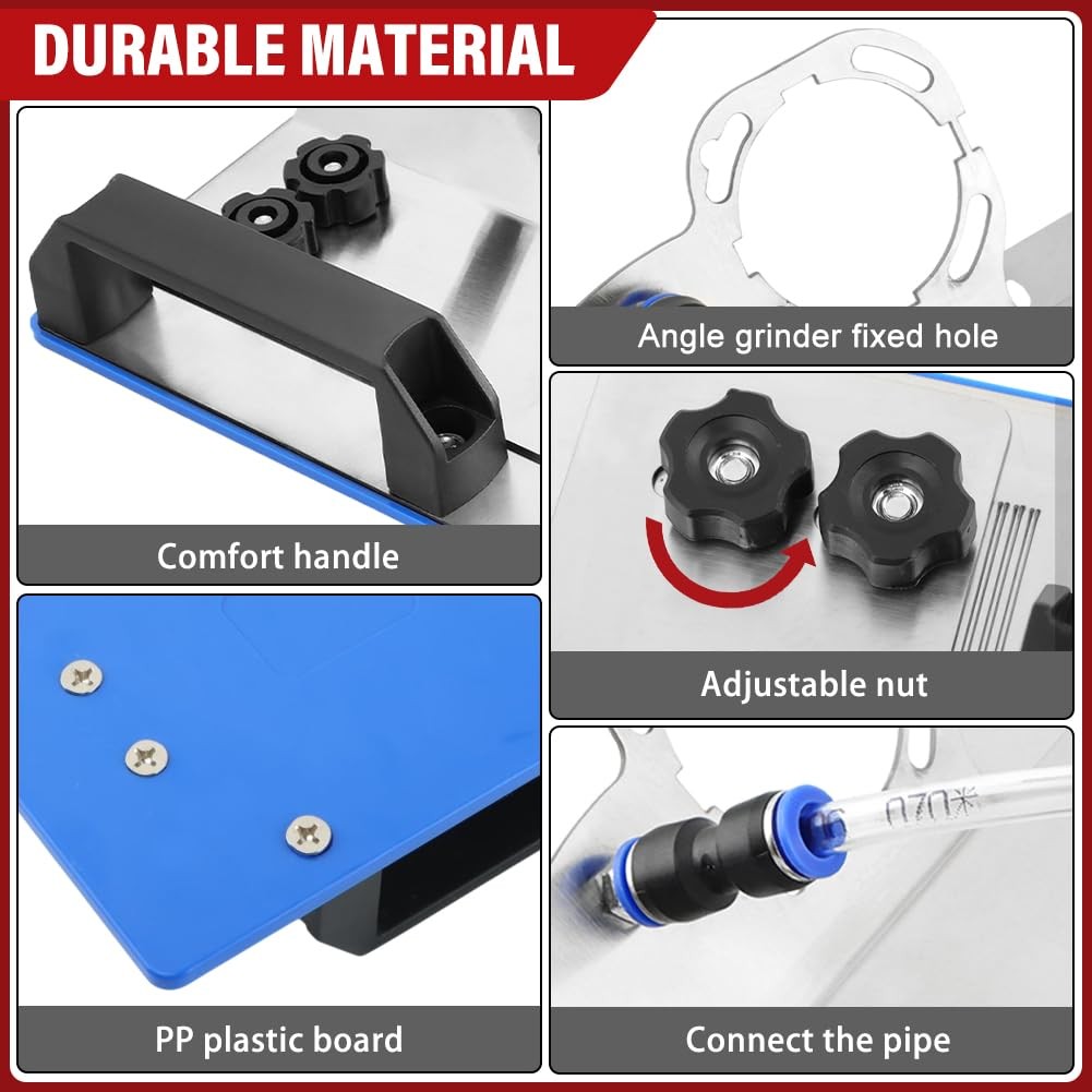 45 Degree Tile chamfering Tool Angle Grinder Stand for 45° As Shown
