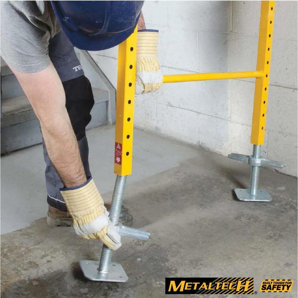12 in. Leveling Jacks in Galvanized Steel, Safety Equipment for Baker Style