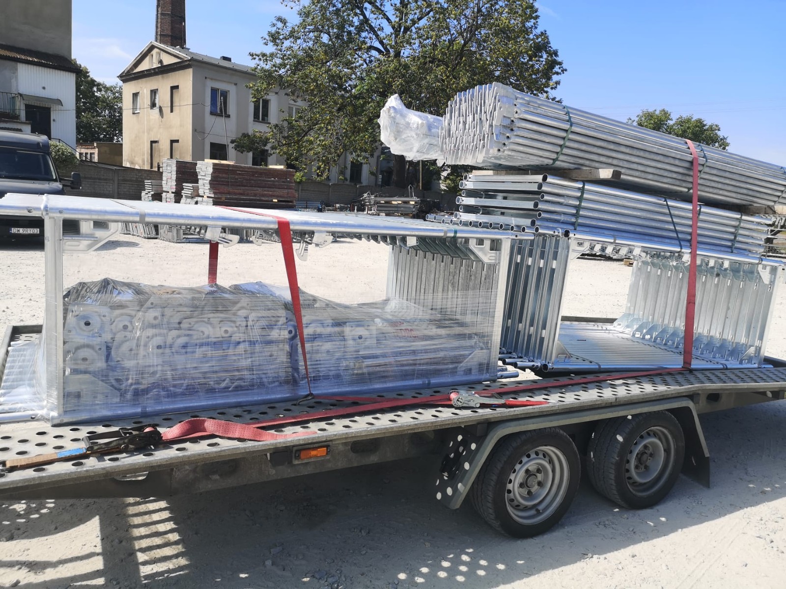 NEW Scaffolding Facade Scaffolding 6×18.42 Steel 115m2 SCAFF 73 Free Delivery!