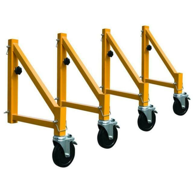 Metaltech 4-Pc. Outrigger Add-On Set With 5in. Heavy Duty Casters for