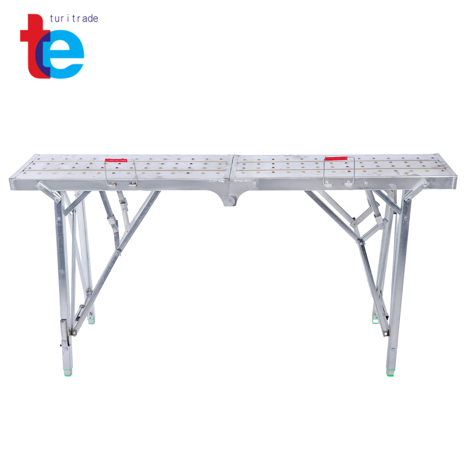 1.6m Adjustable Folding Ladder – Multi-Purpose Scaffold & Work Platform