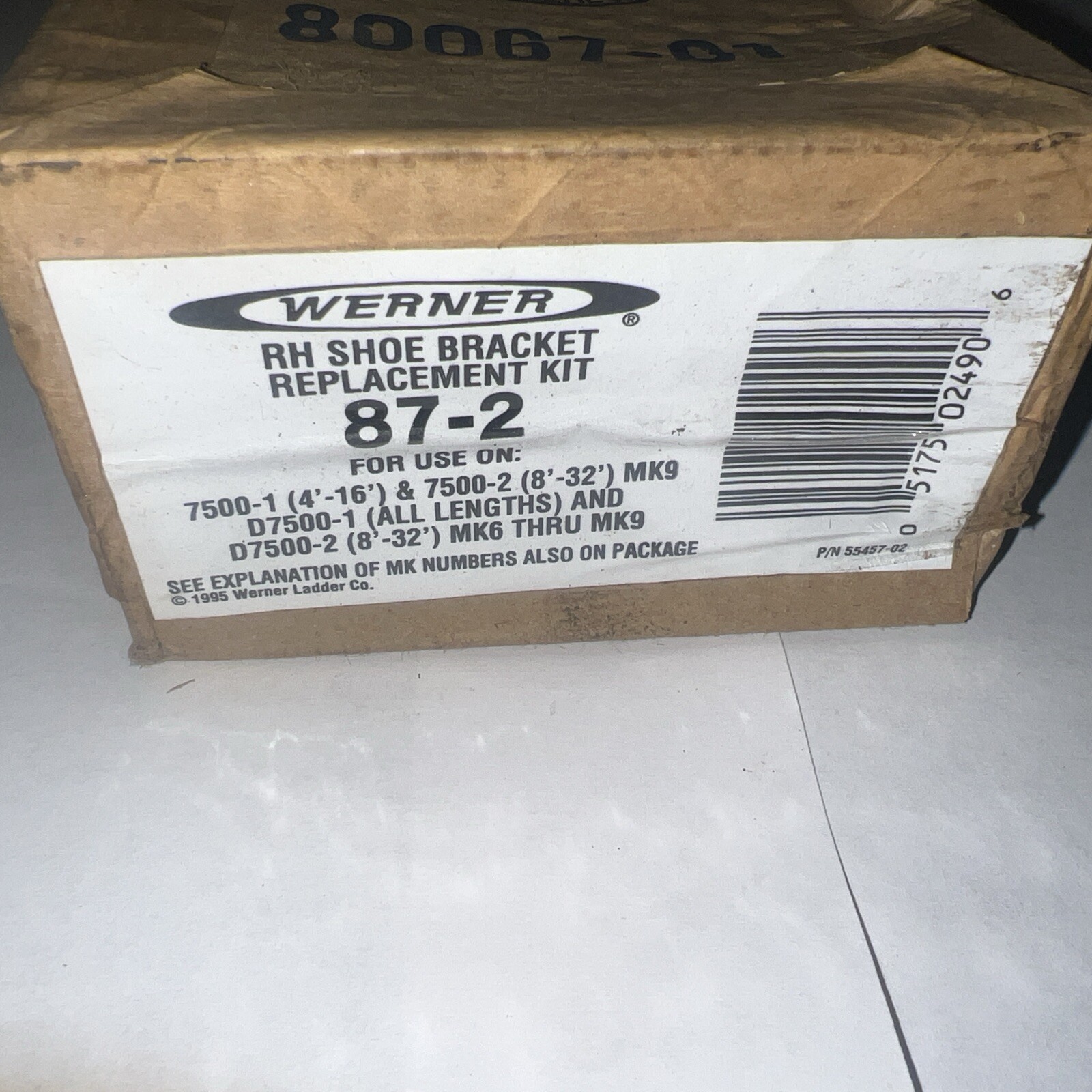 Werner Parts 87-2 | FOOT BRACKET ASS’Y KIT RH