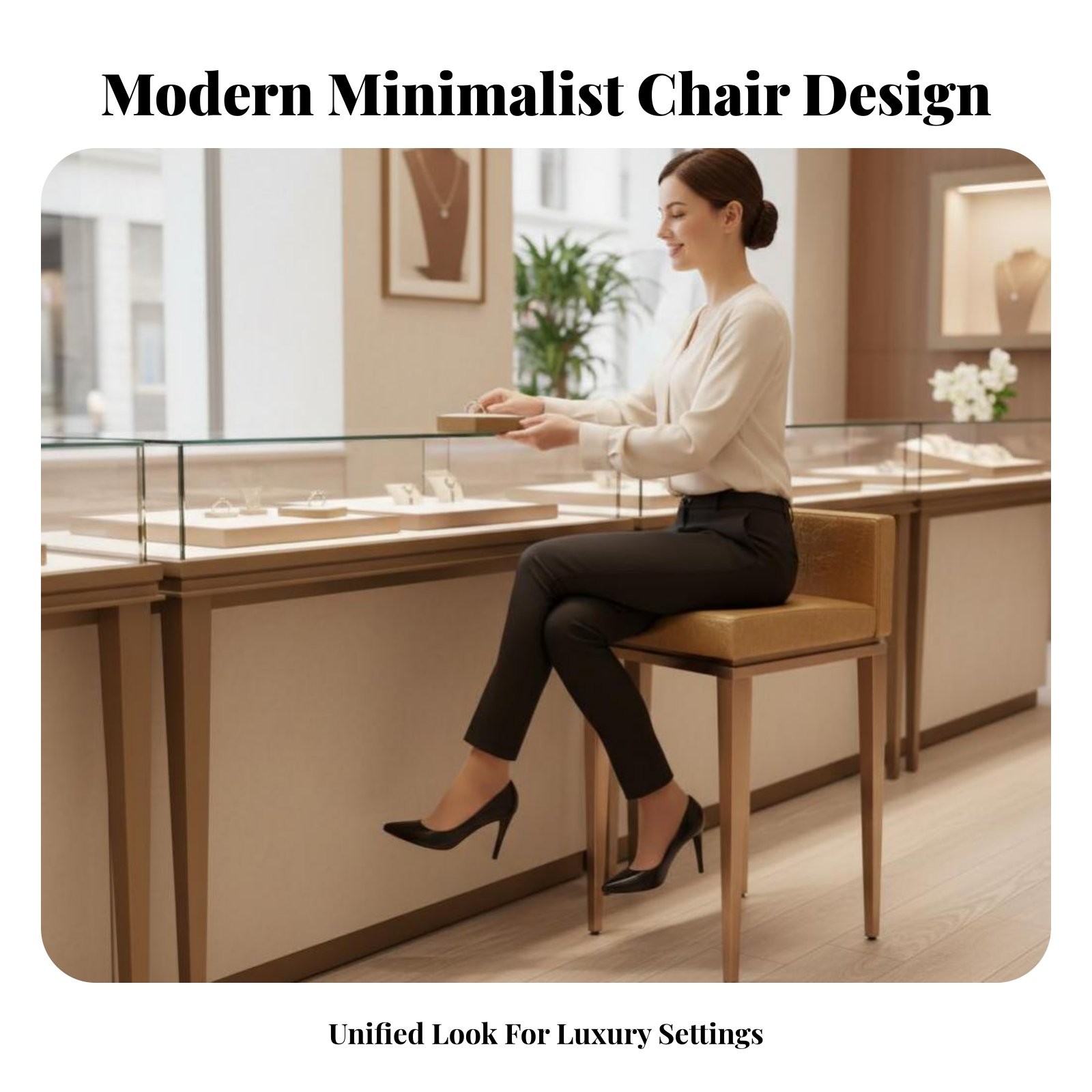 Upholstered Low-Back Stool Armless Design Upholstered Metal Frame Stool