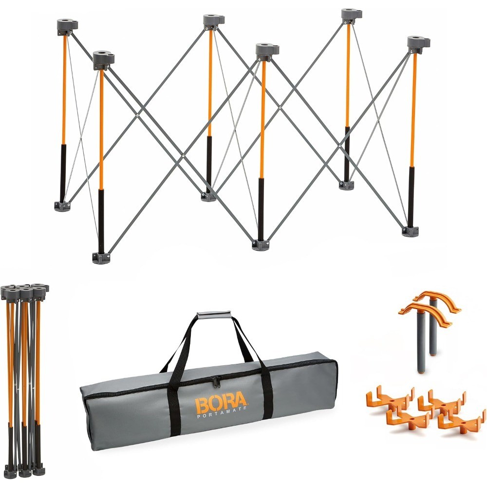 Folding Work Table Steel 1500 lb. Capacity Centipede 2 ft. L x 4 ft. W x 2.5 ft.