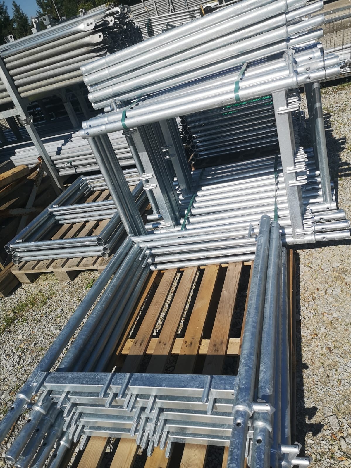 Complete aluminium gable scaffolding 8 x 15 m aluminium scaff 74 gable wall d…
