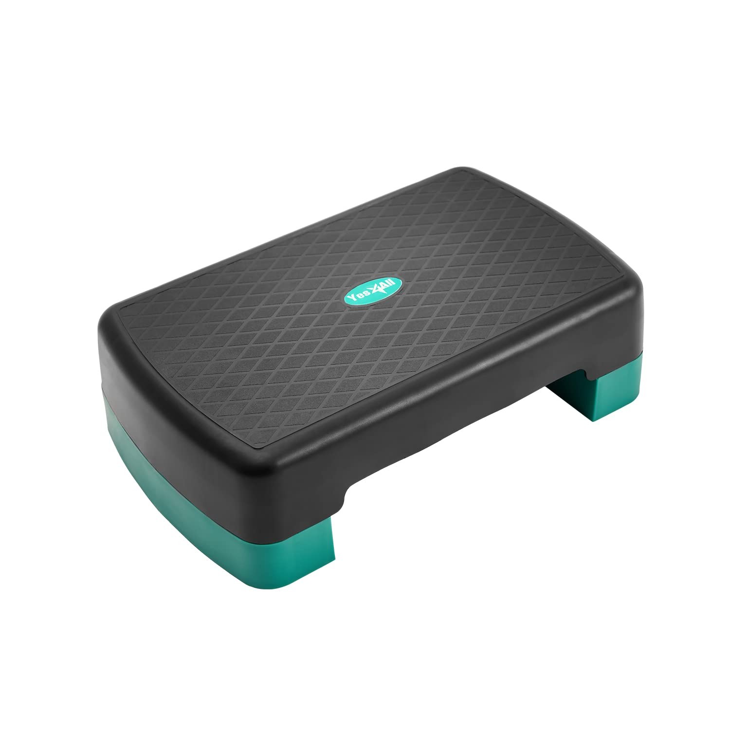 Yes4All Aerobic Step Platform with Adjustable Risers for Home Gym Fitness Workou