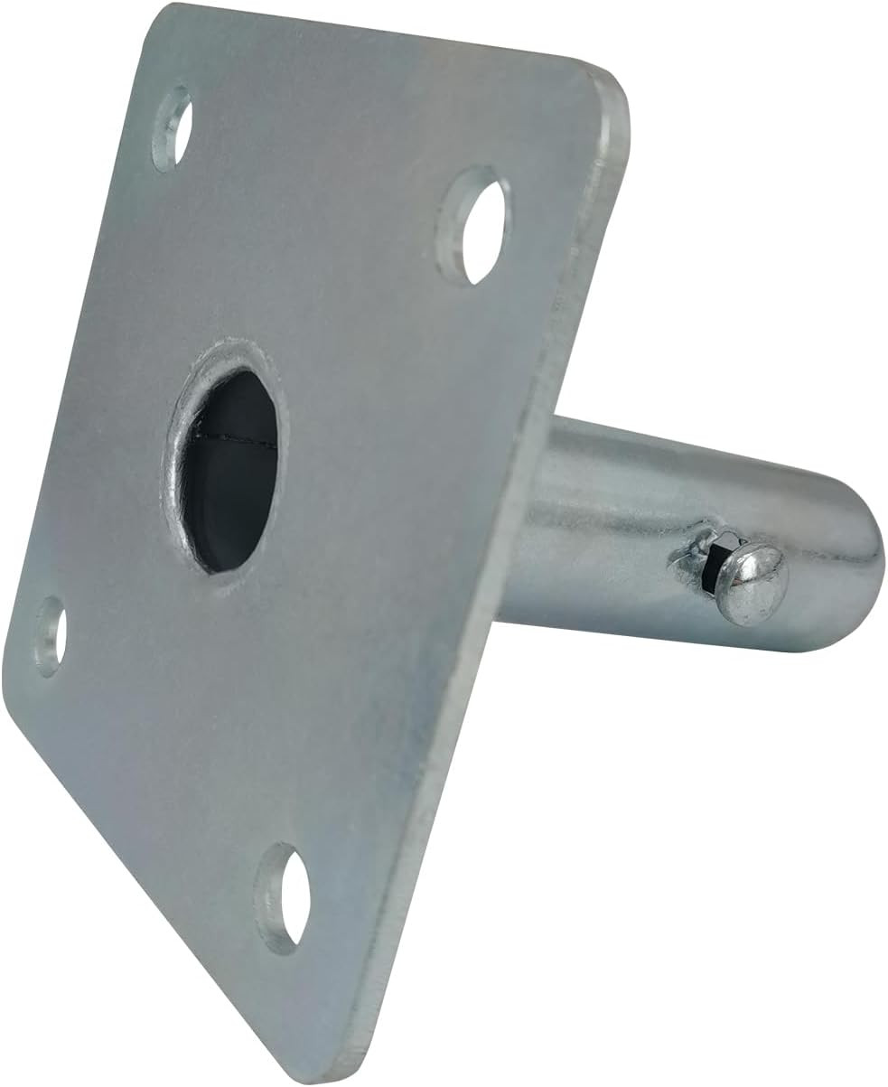 4 PCS Scaffold Base Plates with Pins for Baker Style Scaffolding, Galvanized