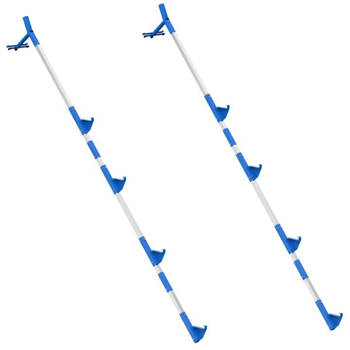 Steep Slope Scaffold System for Roofs with 8/12 to 14/12 Pitch – OSHA Compliant