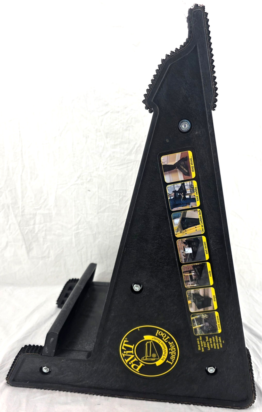 ProVision Tools PiVit Black Slopes Steps Roofs Jack Caddy Step Stool Ladder Tool
