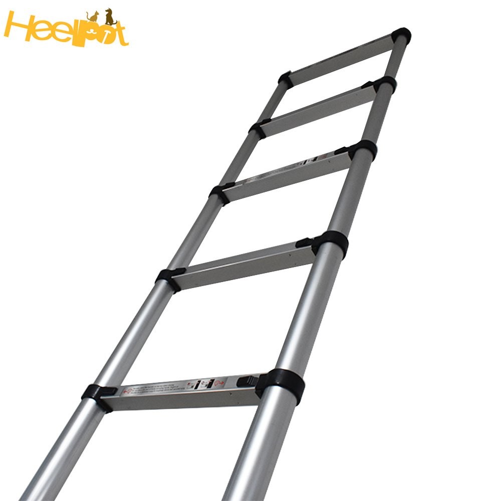 12.5FT 330Lbs Safe And Stable Design Extension Ladder Aluminum Step Ladder