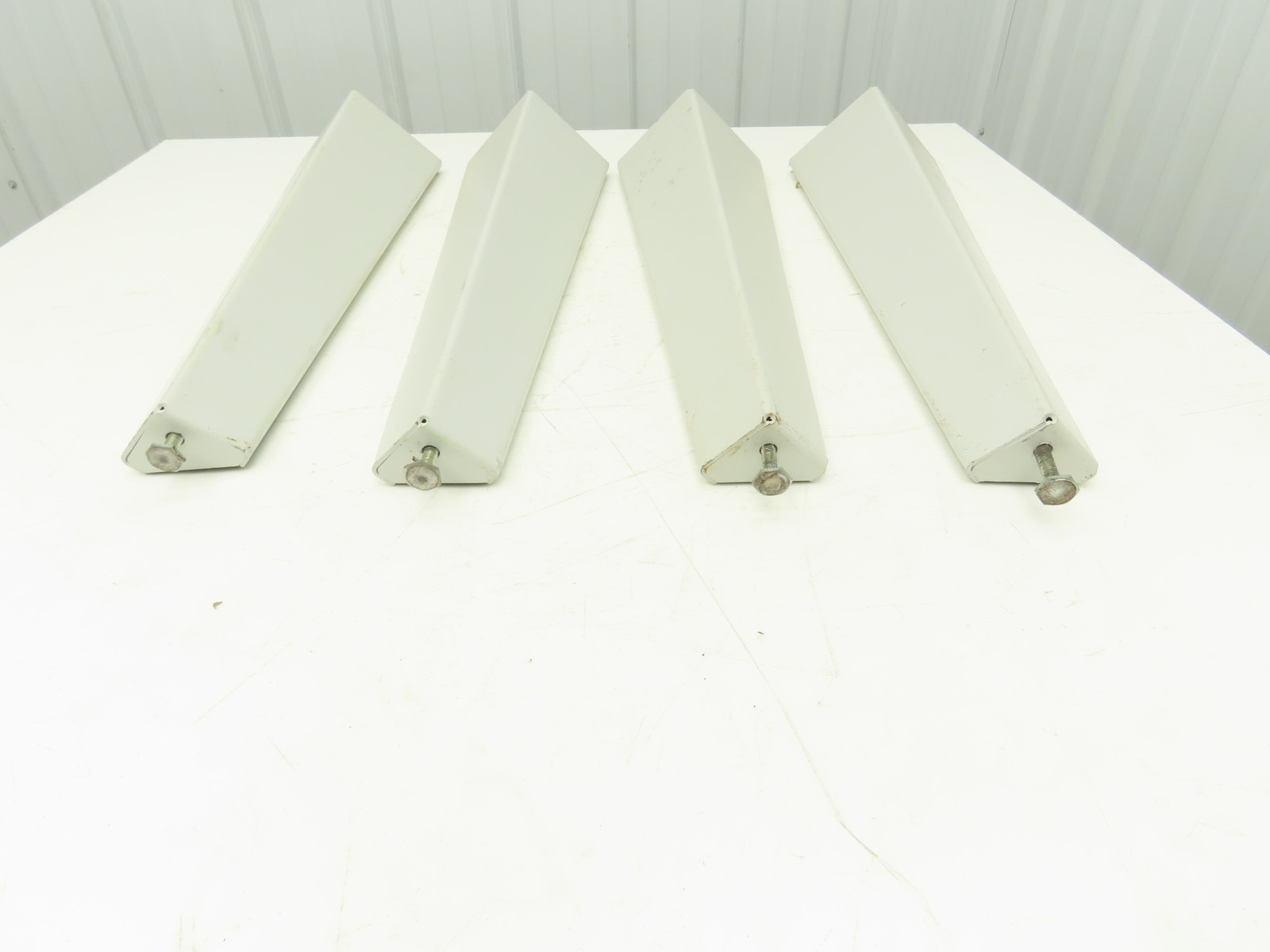 Omga Machine Base Table Legs 26-1/2″ Long White Radial Arm Saw Set of 4