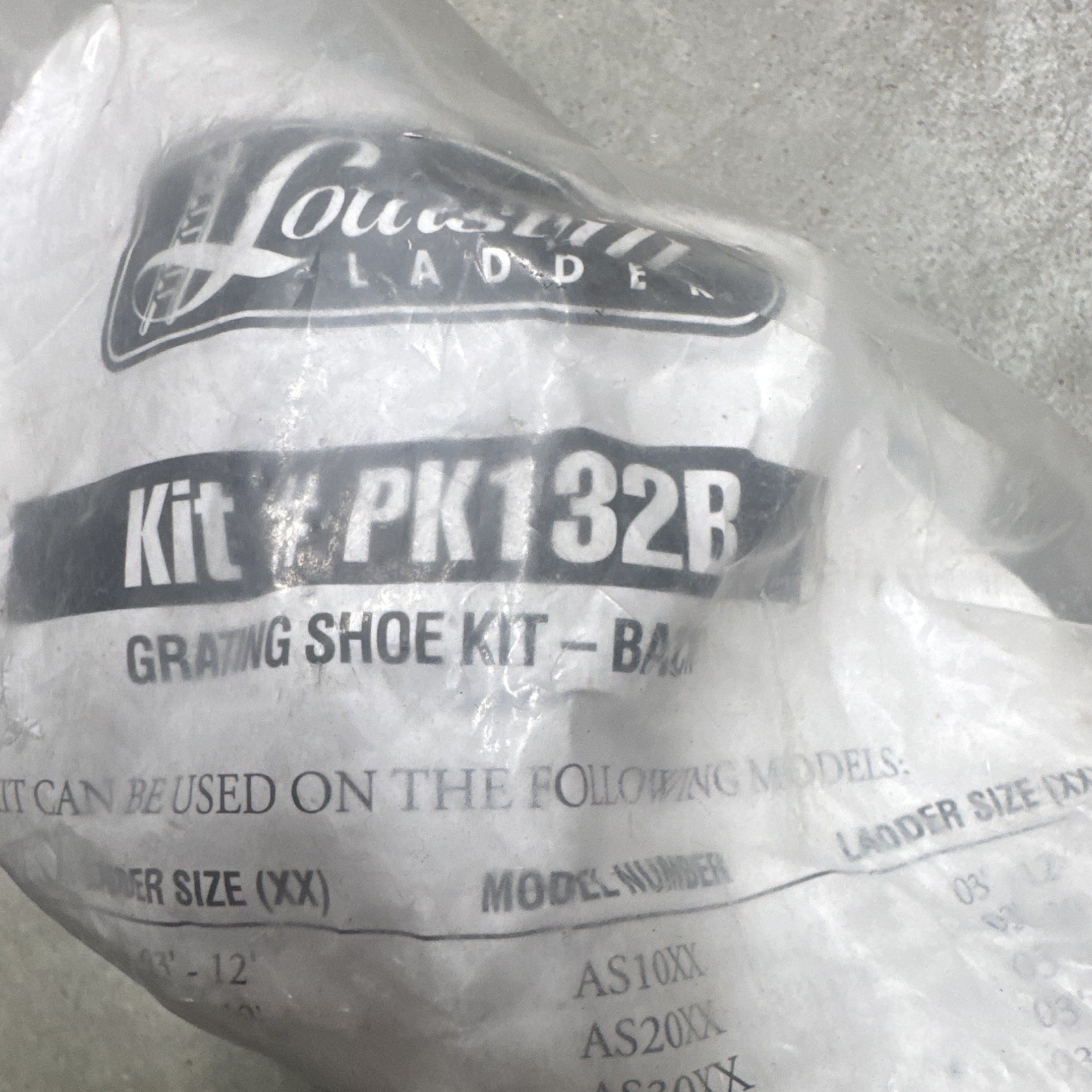 Louisville Ladder Grating Shoe Kit PK132B (MPN PK132B) P/N 811268