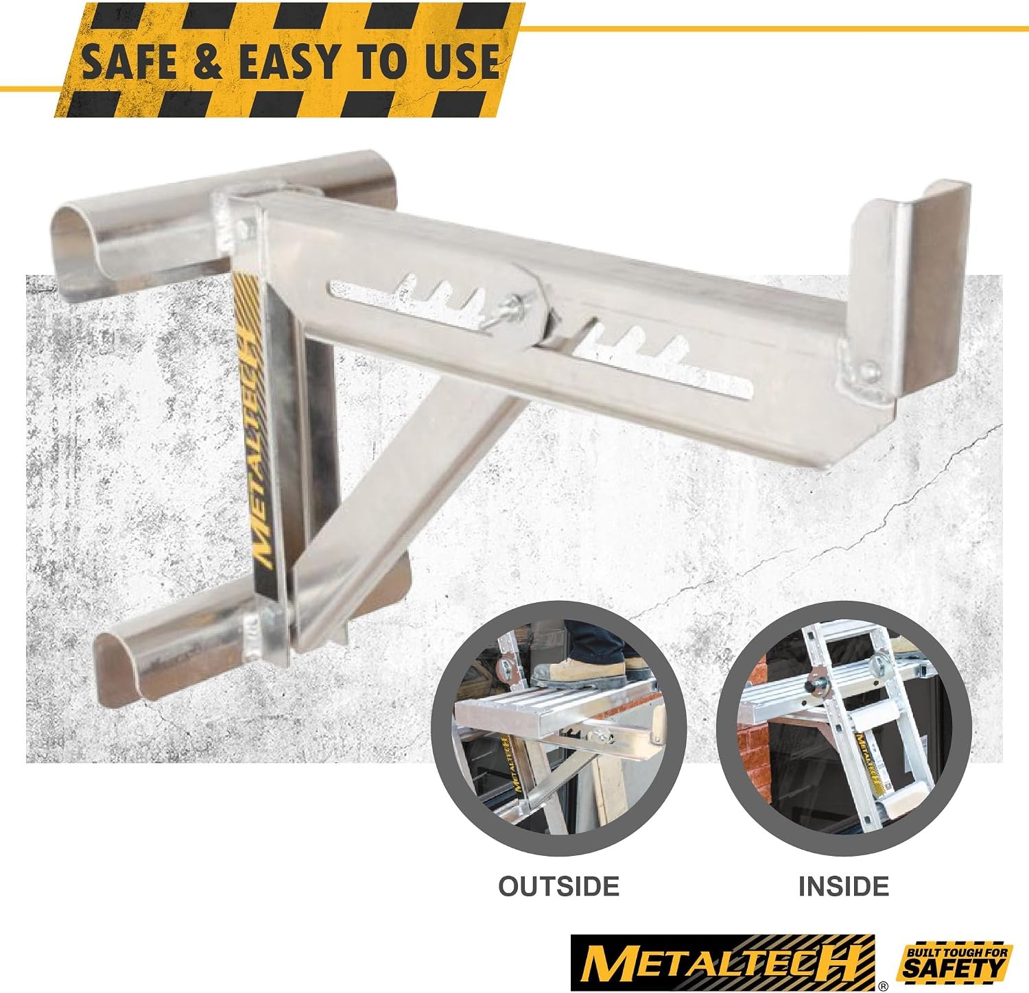1 Unit 2-Rung Ladder Jack E-LJ20 Aluminum Jack Scaffolding Extensions & Work