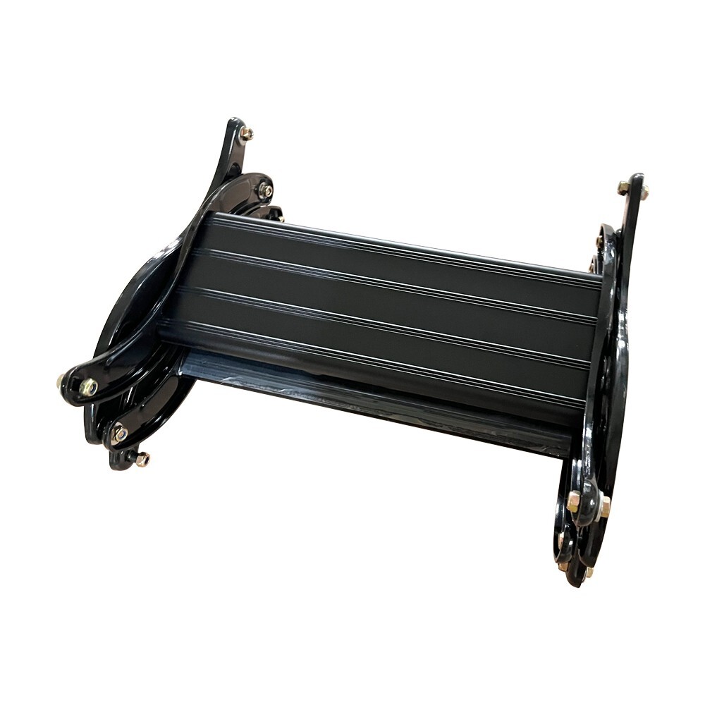 Wall Mounted Attic Loft Ladder Loft Wall Ladder Attic Black Folding 12 Steps
