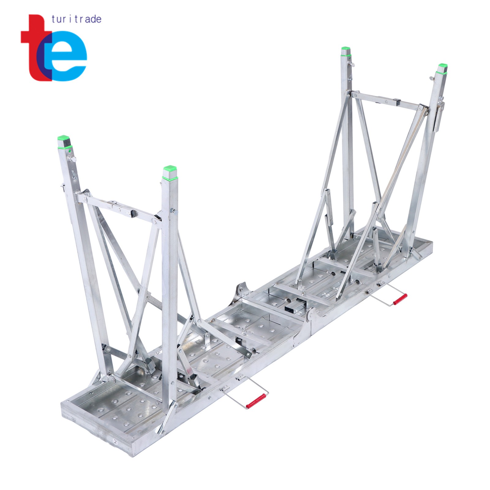 1.6m Adjustable Folding Ladder – Multi-Purpose Scaffold & Work Platform