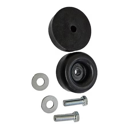 Jarke 1 in H Rubber Rubber Pads For Rolling Steel Ladders RB Jarke RB Rubber