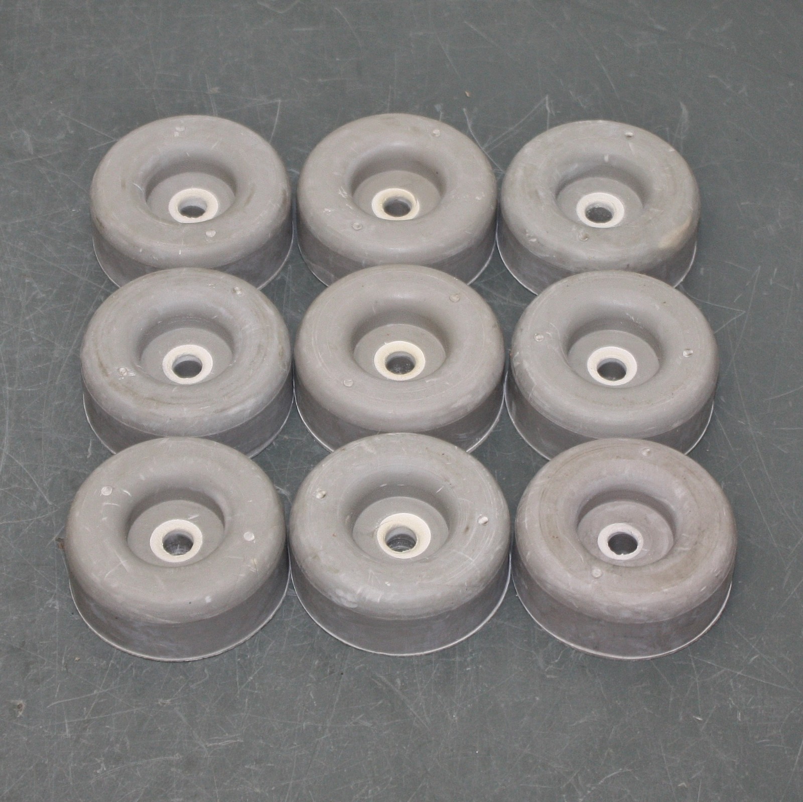 (9) Louisville Ladder Rubber Foot 601054A, for Rolling Warehouse Ladders GSW GSX