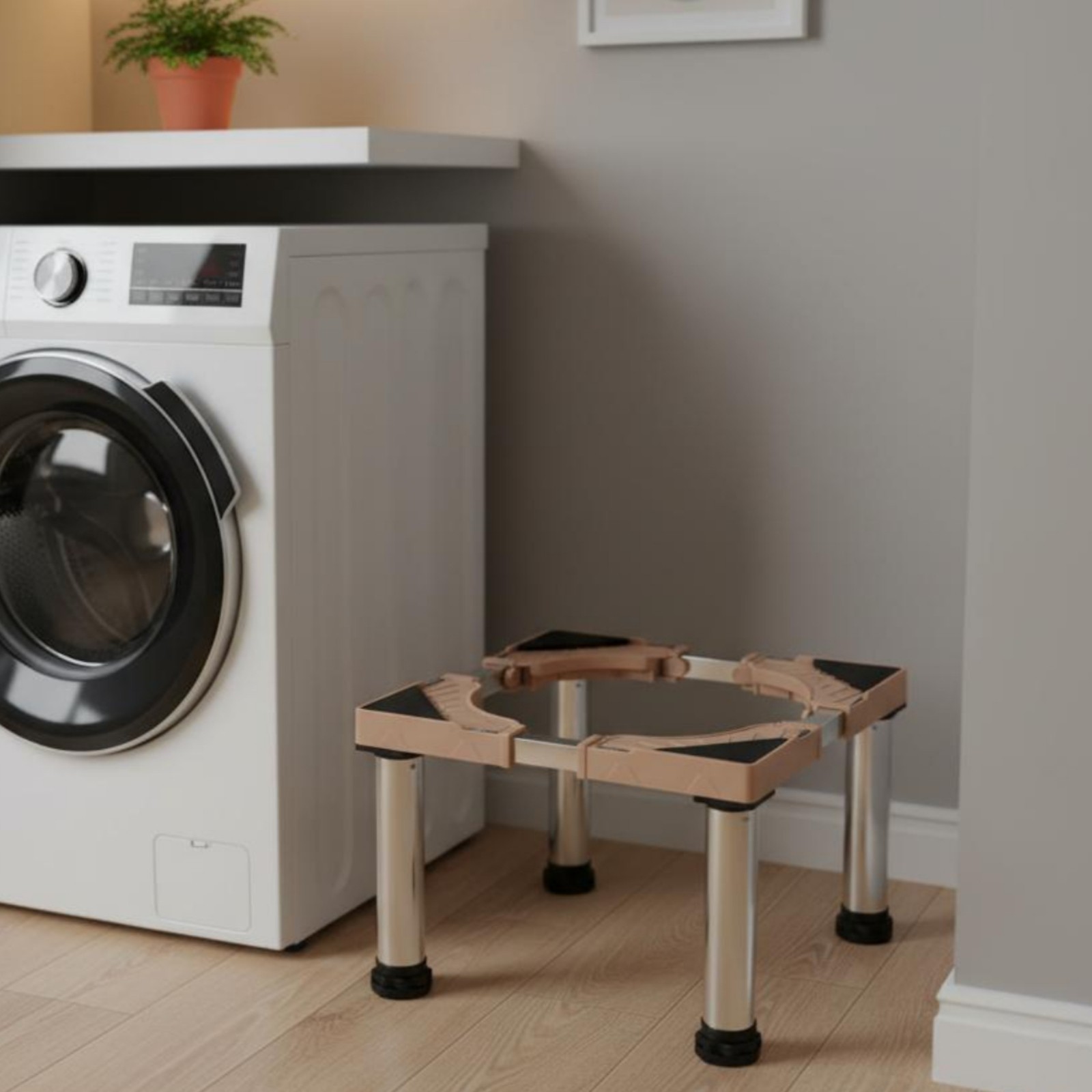 Washing Machine Stand Sturdy Duty Refrigerator Stand Space Saving