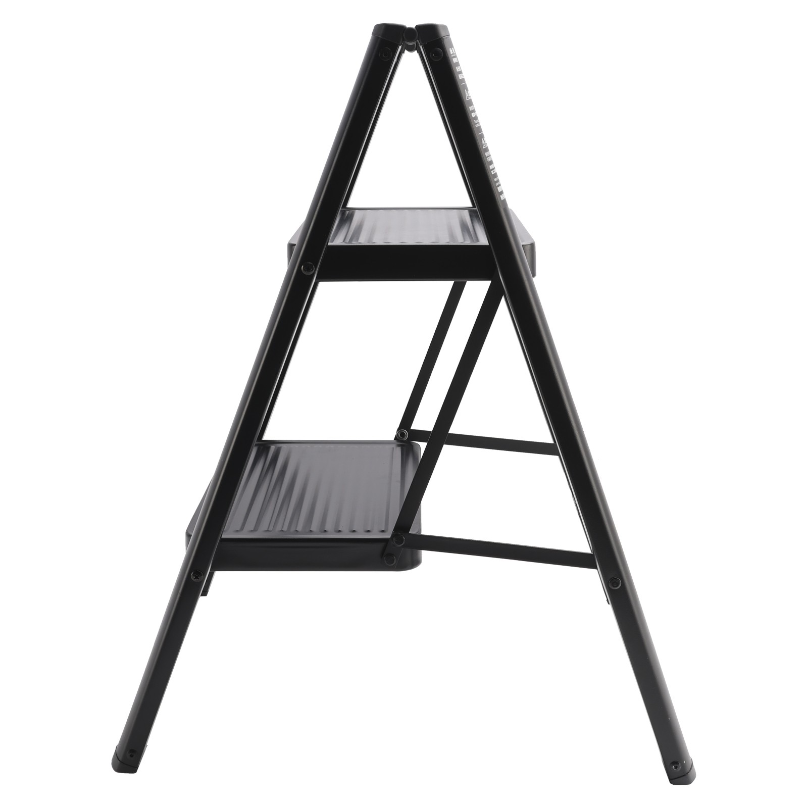 💫Stepladder, 2 Tiers, Foldable, Aluminum, Wide, Lightweight, Compact, Ladder