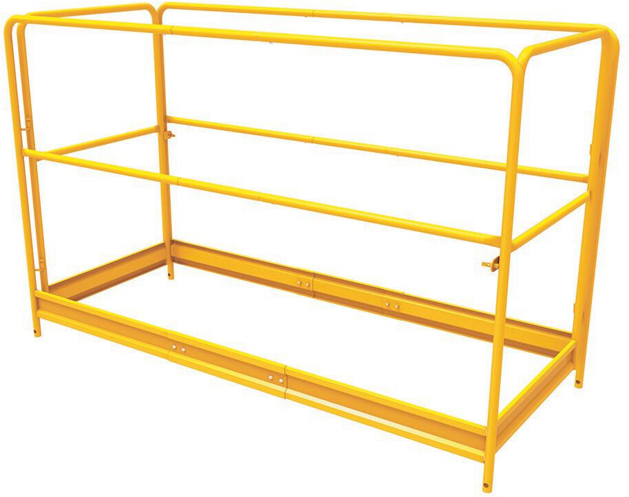 Scaffold Guardrail System 6 ft. x 2.5 ft. x 3.4 ft. 1000 lb. Capacity