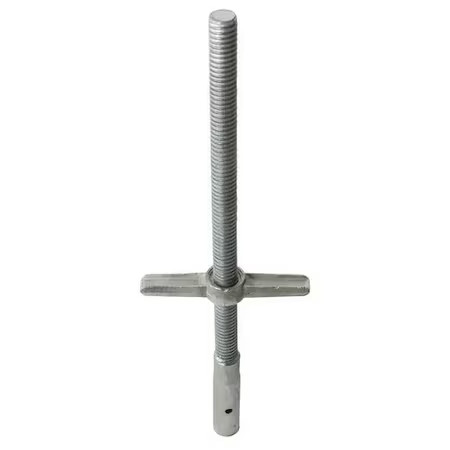 Metaltech M-Mbsjs24 Scaffold Leveling Jack, Steel, Zinc Plated