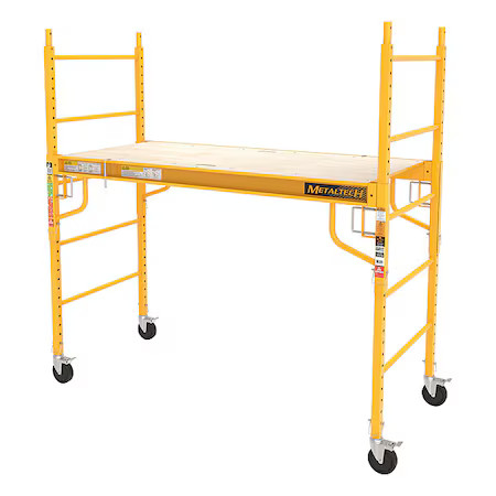Metaltech I-Cisc Scaffold Tower, Steel, Adjustable Platform Height