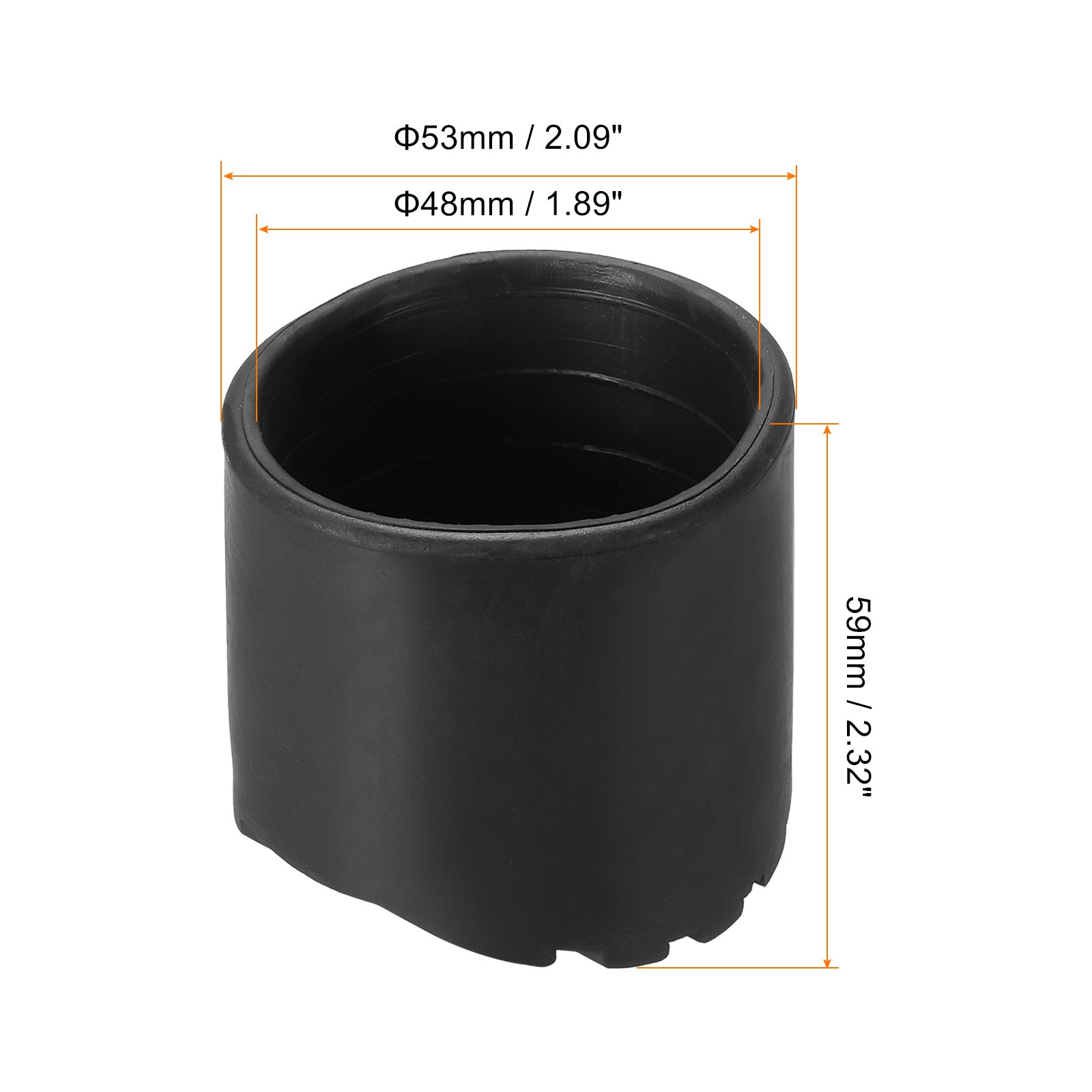 Ladder Non Slip Feet 1.9″/48mm Round Foot Cushion for Protection