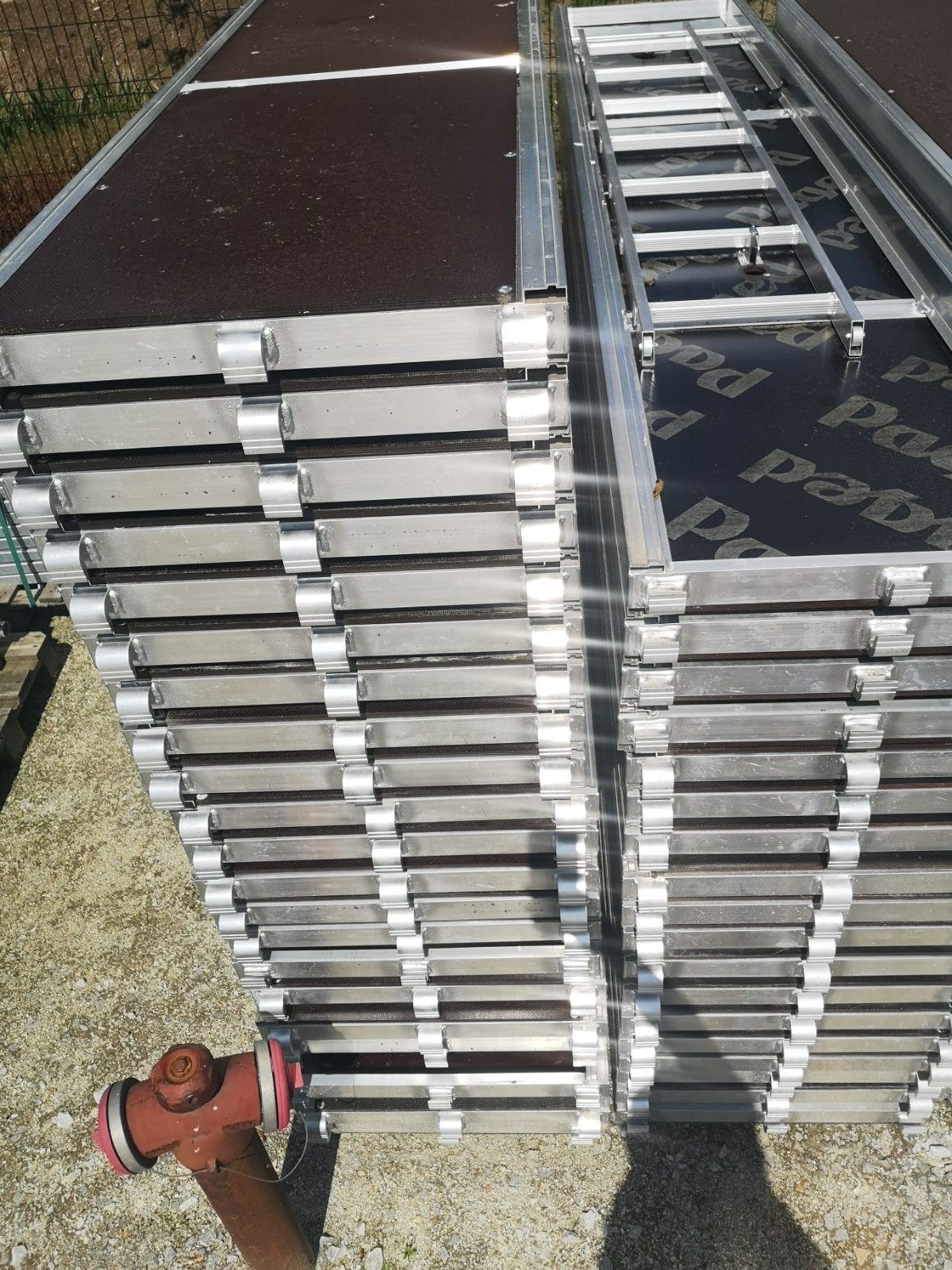 NEW Steel facade scaffolding 10.3X9.21=95m2 SCAFF 73 now with free shipping