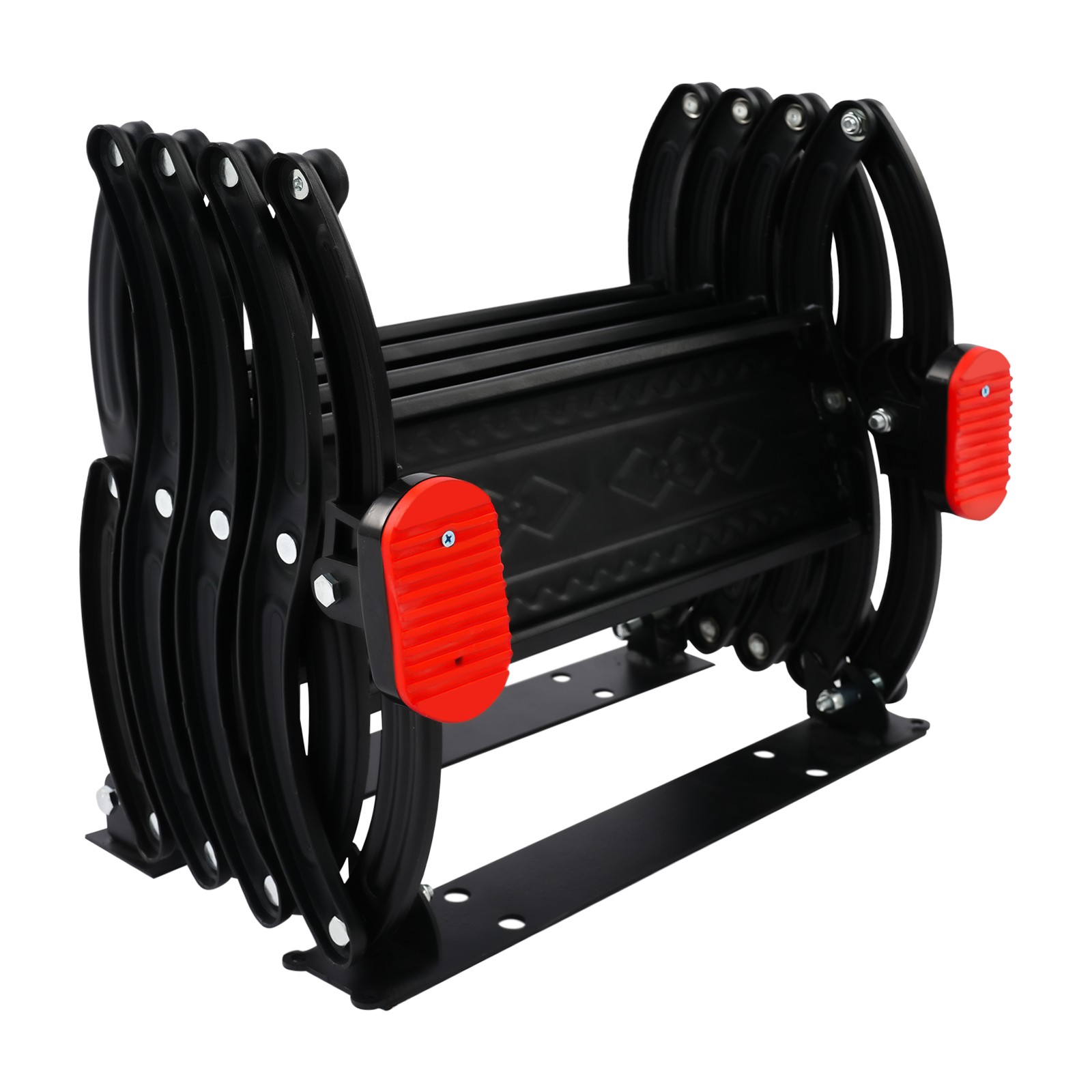 4-Steps Folding Stair Wall Mounted Folding Ladder Telescoping Step Ladders