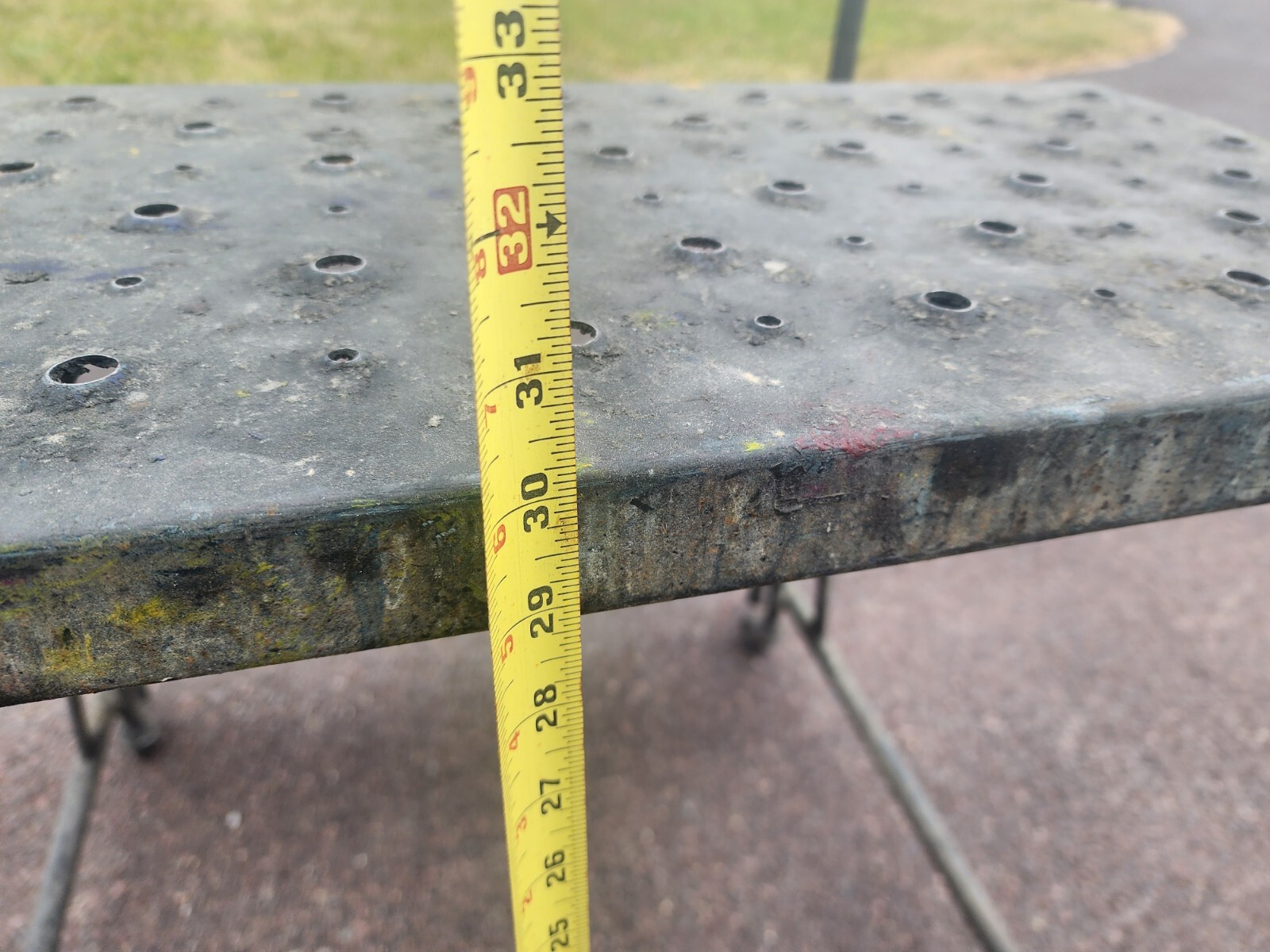 3 Step Rolling Metal Warehouse Ladder/Steps