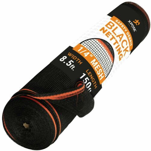 8.5 FT by 150 FT Construction Safety Netting Scaffold Net 1/4 inch mesh
