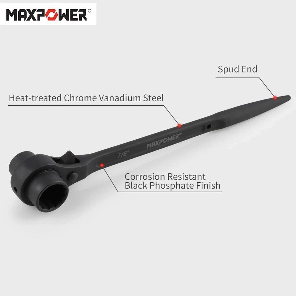 Alloy Steel Scaffold Wrench Set: 2PCS Dual Socket for Fasteners & Scaffolding