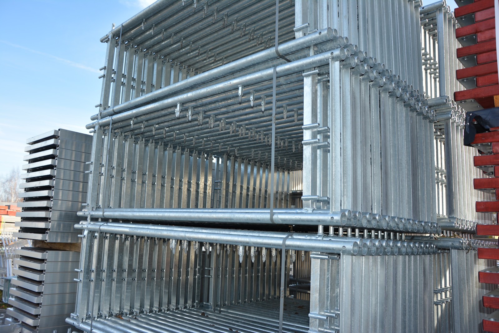 126sqm aluminium scaffolding Alu-scaff 74 scaffolding Byggnadsställningar