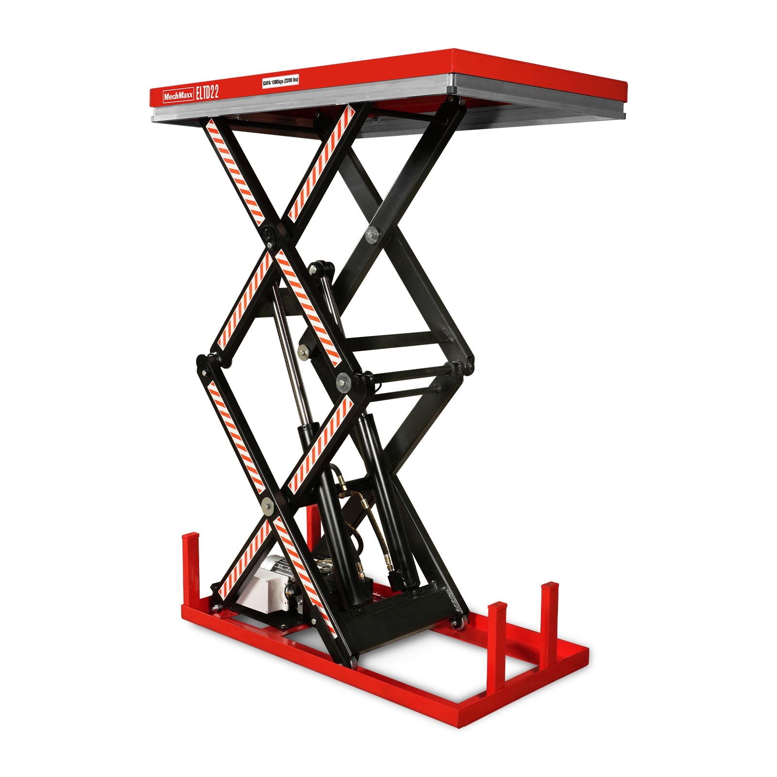 2200 lbs Capacity Electric Hydraulic Lift Table 51.2”x32.3” Platform, ELTD22