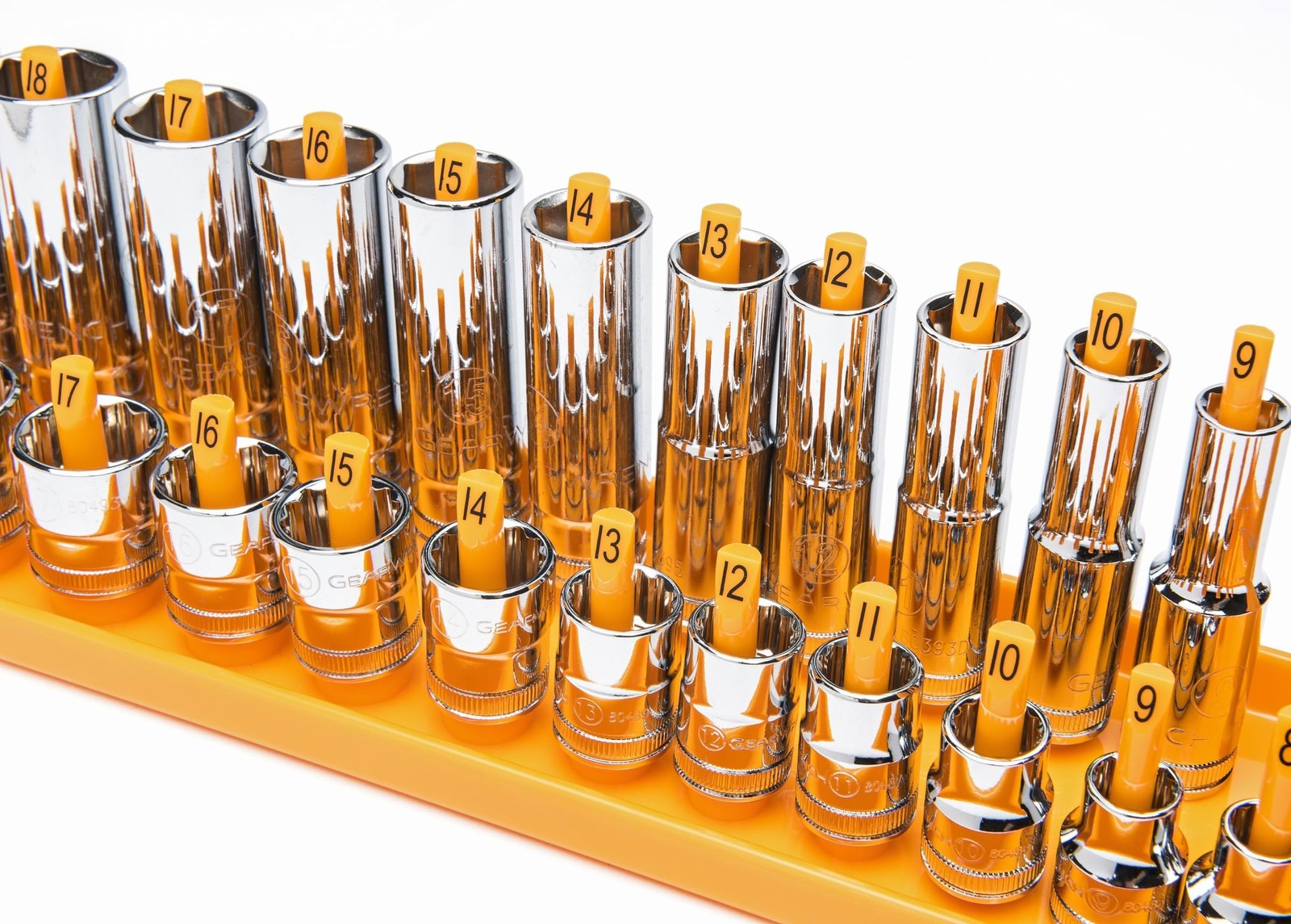 GEARWRENCH 3 Pc. 1/4″, 3/8″ & 1/2″ Drive Metric Socket Storage Tray Set – 83119