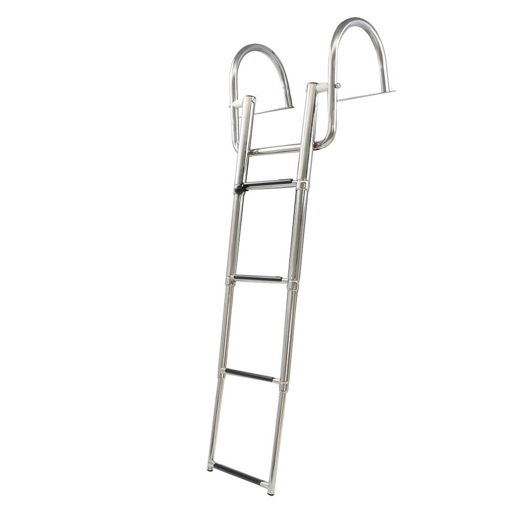 2/3/4/5 Step Boat Ladder Stainless Steel Telescoping Folding Dock Ladder