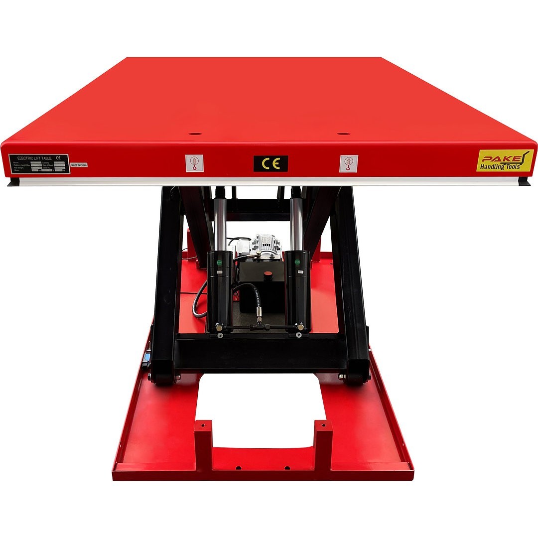 Electric Hydraulic Scissor Lift Table With Foot Pedal, 8,800 lb., 67″ x 47-1/4″