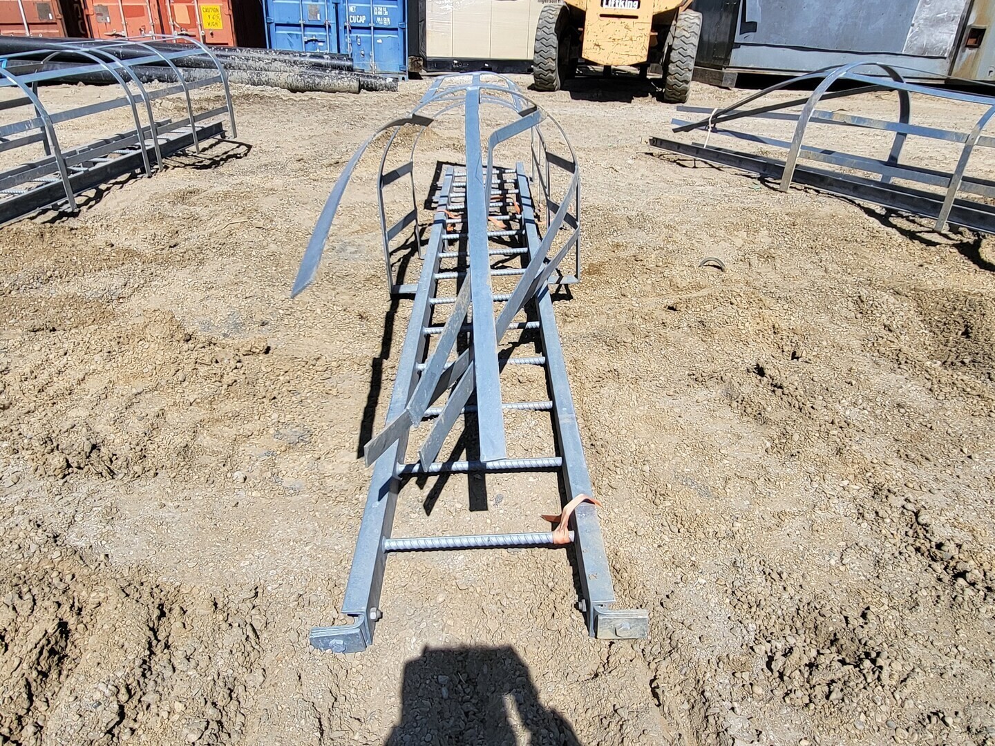 13.5ft. Steel Caged Ladder