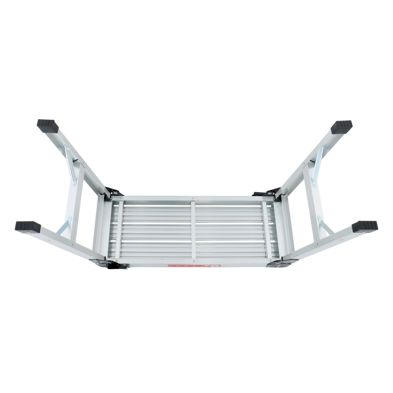 30″ Aluminum Folding Work Platform Drywall Ladder 330 lbs Non-slip Bench