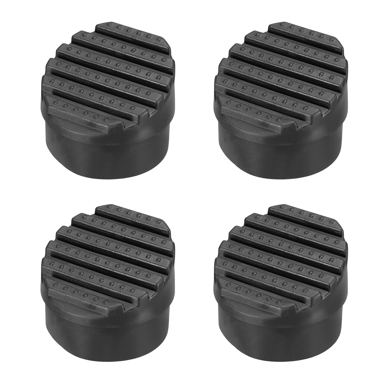 Non Slip Ladder Feet Mat, (2.2″, Black)(4Pcs), Rubber Anti Slip Feet Caps